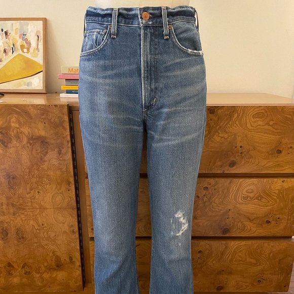 Citizens of Humanity – High Rise Straight Distressed Jean - Picture 1 of 5